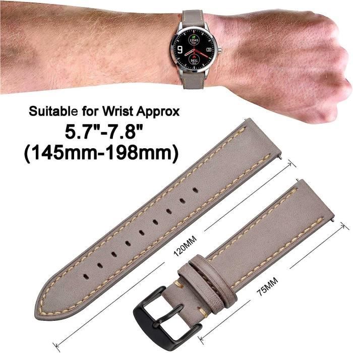 Bracelet De Montre En Acier Inoxydable De Remplacement – Largeurs De 12mm à 22mm, Avec Outil De Démontage