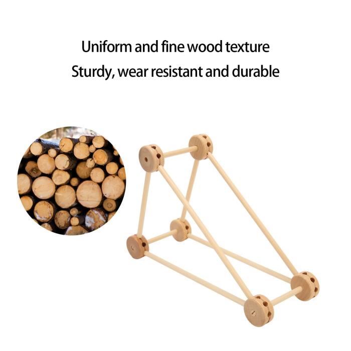 Kit De Menuiserie Bois DIY – Lot De 3 Ateliers Créatifs – Enfants Et Adultes – 47 Pièces