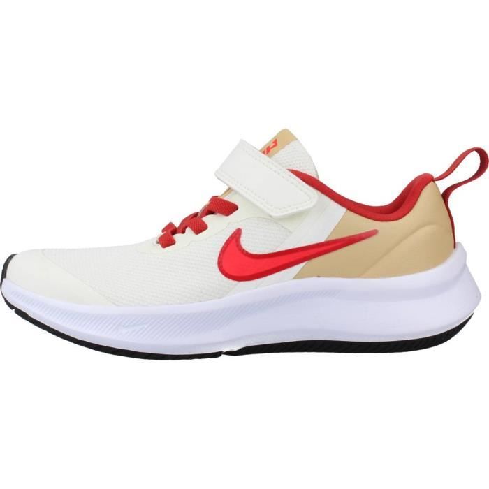 Basket Nike 111263 Blanc NIKE Gar on Textile Lacets Blanc