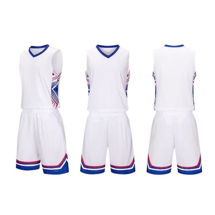 Ensemble Basket Ball Homme Maillot et Short Vetement Sport 2 Pieces S chage Rapide Respirant