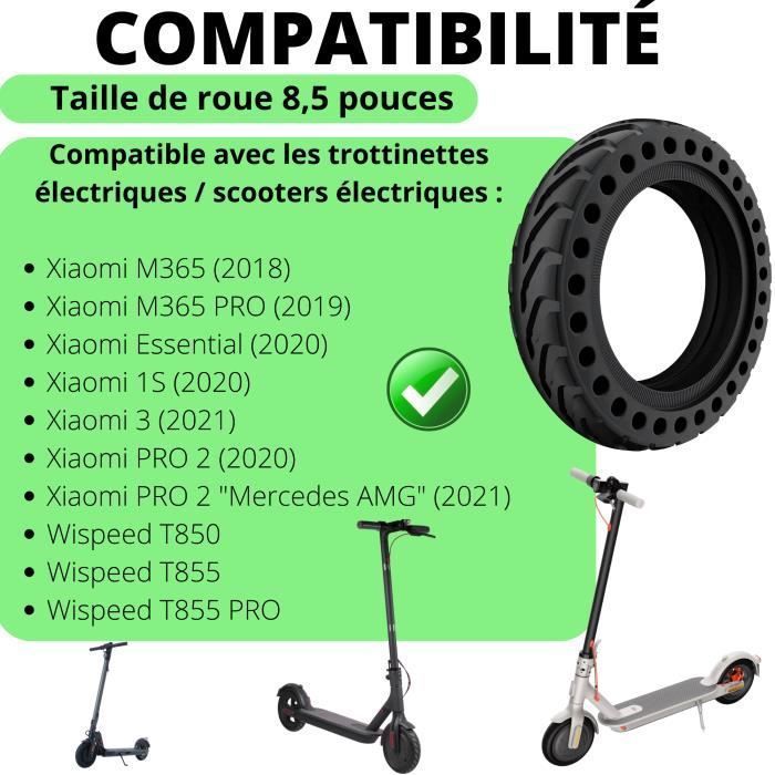 Moteur Roue 350W 36V 8.5 Pouces Compatible Xiaomi M365 1S Pro - Pneu Monté