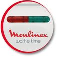 MOULINEX Gaufrier électrique Waffle Time Blanc WJ70112-2