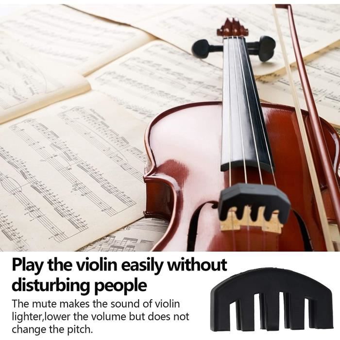 5 Chevalets En Bois D'Érable Pour Violon 4/4 - Accessoire De Qualité Pour Son Optimal