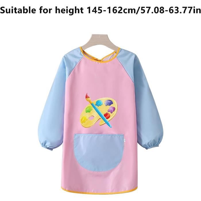 Tablier Peinture Enfant 12 Ans Blouse Peinture école Primaire Outils Enfants à Partir De 6-10