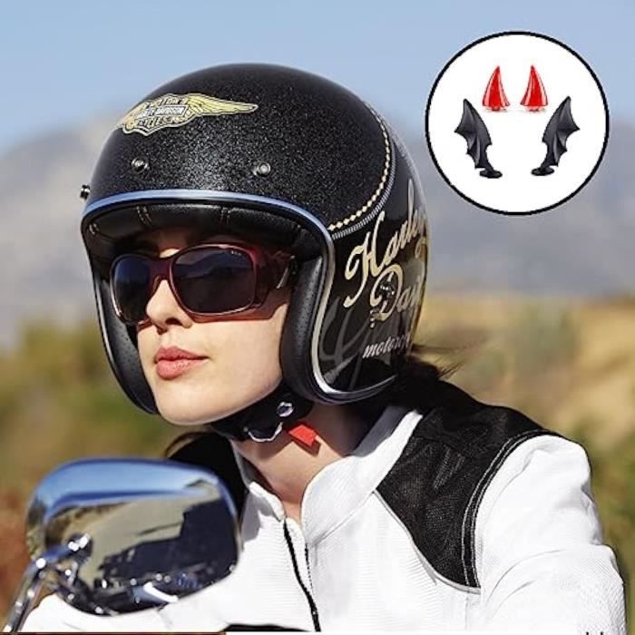 Décoration de Casque Corne,Corne de Casque de Moto avec Ventouses Décoration de Casque Corne,Corne de Casque de Moto avec Ventouses