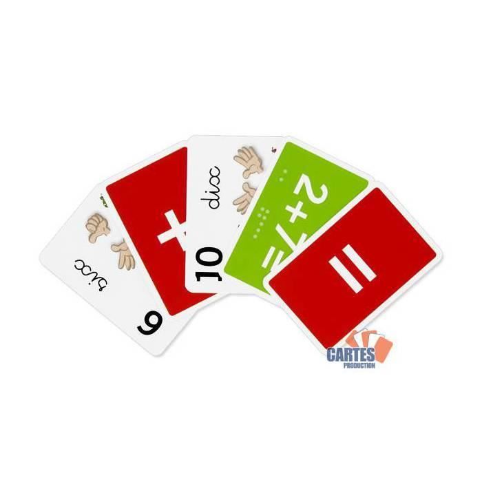 Jeu De Cartes éducatif Lettres Et Chiffres - Pour Enfants De 1,5 à 6 Ans - Stimule La Logique Et L'apprentissage Précoce - 5