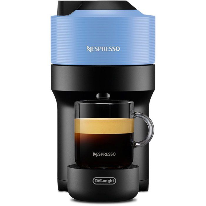 Machine à Café Nespresso Vertuo Pop De'Longhi - Technologie Centrifusion, 4 Tailles De Tasse, Couleur Jaune Pastel