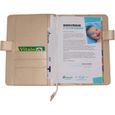 Protège Carnet De Santé Pour Bébé – Fleurs – Format A5 15x21 cm – Rabats Pour Ranger Documents-3