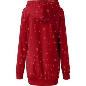 Robe De Noël Femme Vintage – Manches Longues à Capuche – Robe Cocktail Soirée – Velours Rouge – Fêtes 2024 - 9