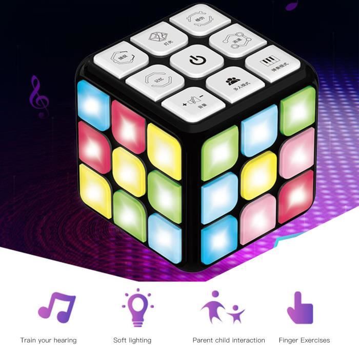 CHT Jouet de puzzle pour enfants, jeu de musique intelligent électronique  lumineux au bout des doigts Magic Cube 145740 - Cdiscount Jeux - Jouets