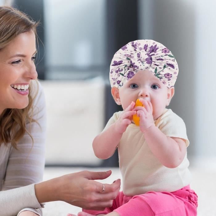 Chapeaux Bébé Fille 0-6 Mois,Chapeaux Turban Pour Nouveau-Né Fille