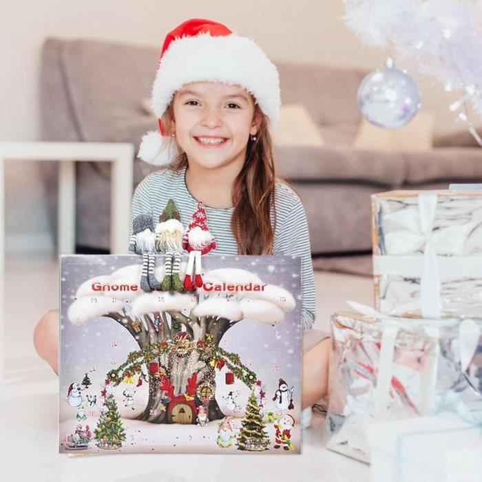 Calendrier de l'Avent - Gnome - 2024 - 24 Gnomes en Peluche