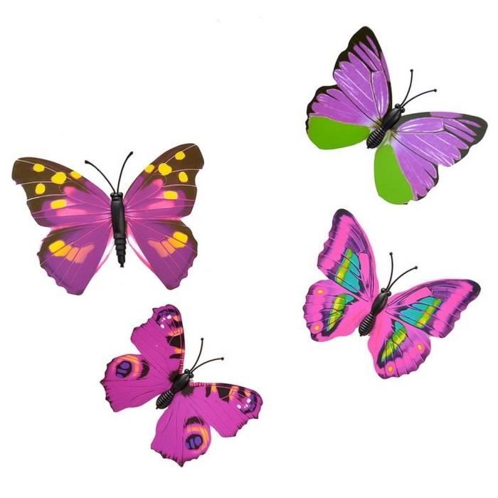 3D Autocollant Sticker Mural Motif Papillon Décoration Chambre Salon  Couloir Violet 6.9x5.2cm-12x9.2cm 1 SetEE190504 - Cdiscount Au quotidien