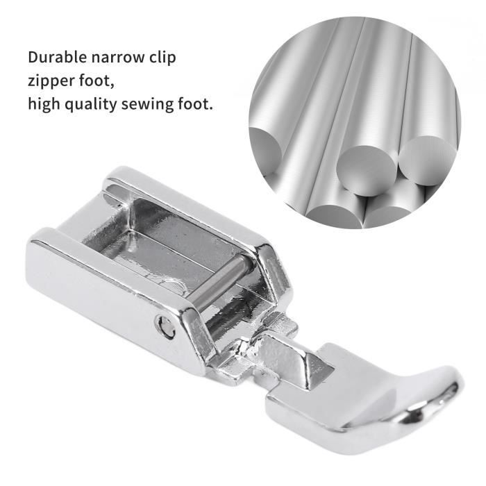 Pied-de-biche Pour Fermeture éclair - FDIT - 4 Pièces - Compatible Babylock - Rainures