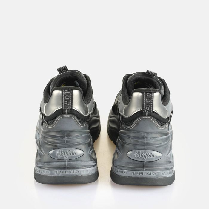 Baskets femme Buffalo Triplet Hollow Vintage black/silver
