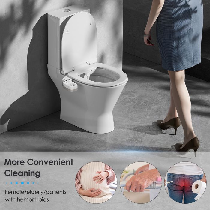 Poignée De Toilette Universelle à Montage Frontal, Levier De