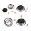 Anneau de Trop-plein pour /Évier,Garniture de Lavabo de Cuisine,Anneau de Trop-plein,Trou de Trop-plein Argent,Couvercle de Trop-plein /à Trou Rond