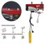 TREUIL PALAN ELECTRIQUE LEVAGE A CABLE 220V 200//400KG TELECOMMANDE