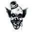 Tatouage Faux Demon Clown