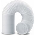 Tuyau Climatiseur Mobile, Diamètre 150mm Tuyau d'Evacuation en PVC Flexible Tube De Ventilation Longueur de 2M Universel Étiquette