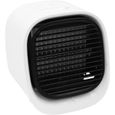 Ventilateur climatiseur portable à brume USB Silencieux 3 vitesses,humidificateur Blanc