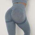 Leggings Femme, Sport Push Up Anti-Cellulite Slim Fit Butt Lift Leggings Pantalons de Yoga à Taille Haute pour Femme Bleu-0