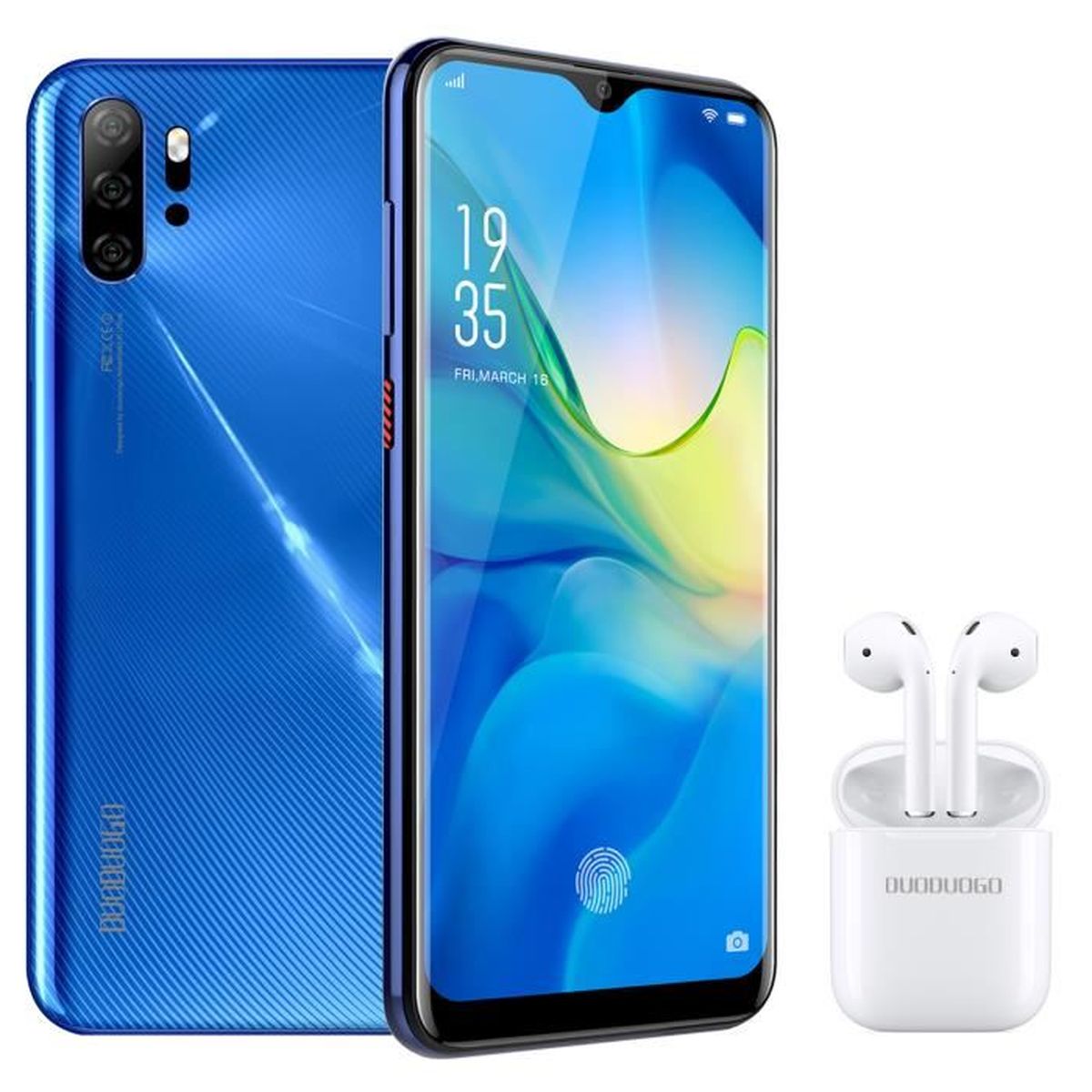 DUODUOGO P30 Plus Telephone Portable 4G LTE Smartphone Android 9.0 6.53