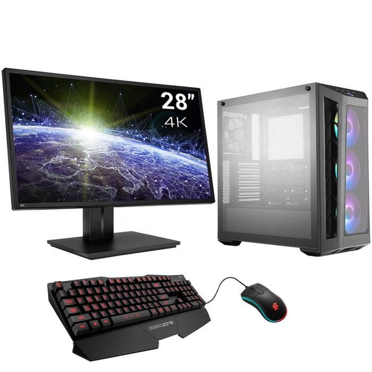Pack PC Gaming avec Watercooling, AMD Ryzen 7,