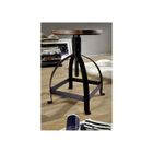 MASSIVMOEBEL24 Tabouret - Fer et Bois massif recyclé laqué (Multicolore) - INDUSTRIAL #03