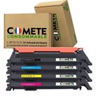 COMETE CONSOMMABLE P404C - Pack de 4 Toner pour Samsung CLT-P404C 404S - pour Samsung C480W Xpress SL C483W C430W C480FW C48X C480