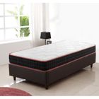 Matelas mousse 90x190 cm - Luxe mousse à mémoire - Confort ferme - epaisseur 18 cm - IZTOSS