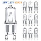 Ampoule Halogène G9 - BIVGOCLS - 10 Pièces - 25W - Blanc Chaud - Intensité Variable