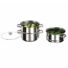 Cuit-vapeur - Kitchen Artist - MEP121 - 24 cm - Acier inoxydable - Compatible lave-vaisselle