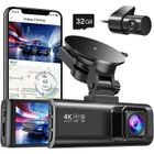 REDTIGER Dashcam Voiture 4K F7NP Avant+Arrière, WiFi GPS, Vision Nocturne, STARVIS, HDR/WDR, APP Contrôle, Carte 32Go