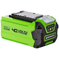 Greenworks Batterie G40B2 (système de charge rapide Li Ion 40V 2Ah sans auto décharge adapté à tous les appareils et batteries de la