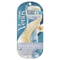 Gillette Venus ComfortGlide Vanilla Creme Womens Razor - 1 handle + 2 refills
