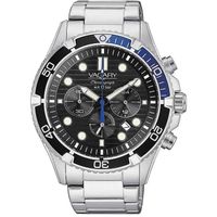 montre chronographe homme Vagary By Citizen Aqua Diver Argenté/Acier  IV4-314-51