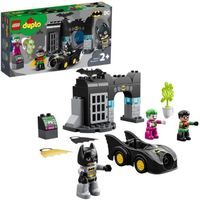 LEGO® 10919 DUPLO Super-Héros DC Batman™ La Batcave™ Avec Batmobile & le JOKER Voitures Jouet Pour Bébés de 2 Ans Et Plus