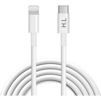 Cable USB C vers Lightning 1,2 m - Certifié MFI Apple - Charge Rapide pour iPhone 12/ 12 Pro/ 12 Mini / 12 Pro Max/ 11/ XR/ X/ 8/ 7