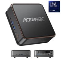 ACEMAGIC AI Mini PC Gamer,Ιntel Ultra 5 125H,14C/18T, jusqu'à 4,5 GHz,AI Boost NPU,32Go DDR5 1To NVME SSD Windows11,WiFi7,BT 5.4