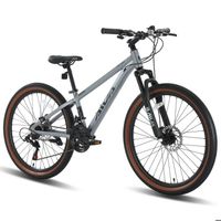 VTT TCRAZY 26 Pouces – Freins à Disque Mécaniques, Cadre Rigide En Alliage D'aluminium, Fourche Suspendue, 17 Pouces, Charge Max 200 Kg, Homme/femme