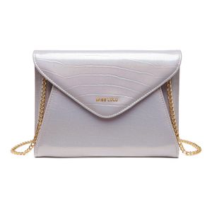 Sac à Main Femme Gris Motif Crocodile - Cuir, Fabriqué En France, Marque Bijouterie Papillon Bleu - Neuf étiqueté