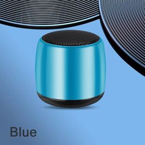 ENCEINTE NOMADE bleu-New Mini Wireless Bluetooth Speaker High Sound Quality Household Outdoor Loud Subwoofer Small Portable