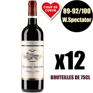 VIN ROUGE X12 Château Chasse-Spleen 2015 75 cl AOC Moulis Ro