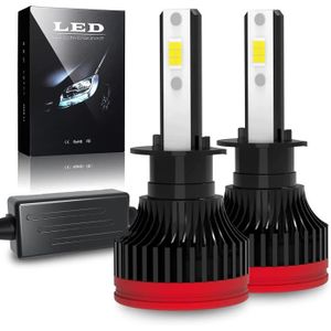 Ampoule phare - feu Ampoule H1 LED 60W 16000LM 6000K Lampes Phares Pro
