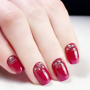 Faux Ongles Rouge