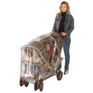 habit de pluie poussette double