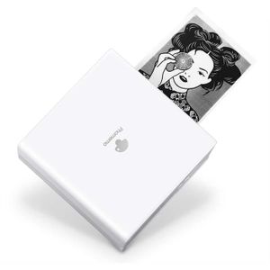 Memoking M02 Imprimante de Poche Bluetooth - Mini Imprimante Thermique  Imprimante d'Autocollants Photo Portable Compatible avec Android 