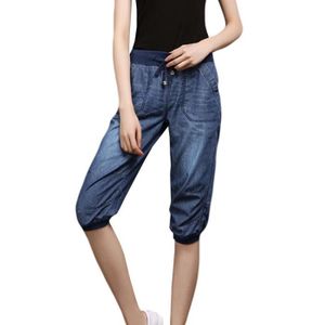 Pantacourt jean femme pas cher new arrivals