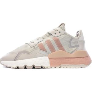 BASKET Baskets Femme Adidas Nite Jogger - Mauve - Lacets 